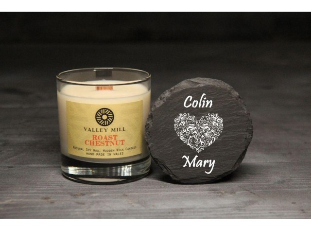 Personalised Roast Chestnuts Soy Candle
