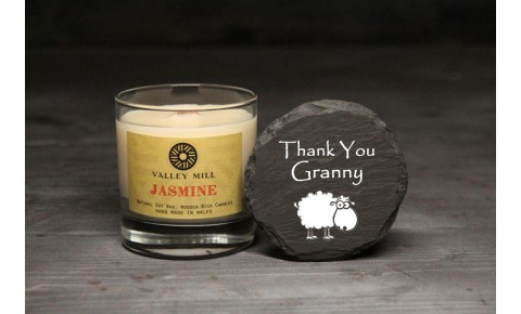 Personalised Jasmine Soy Candle