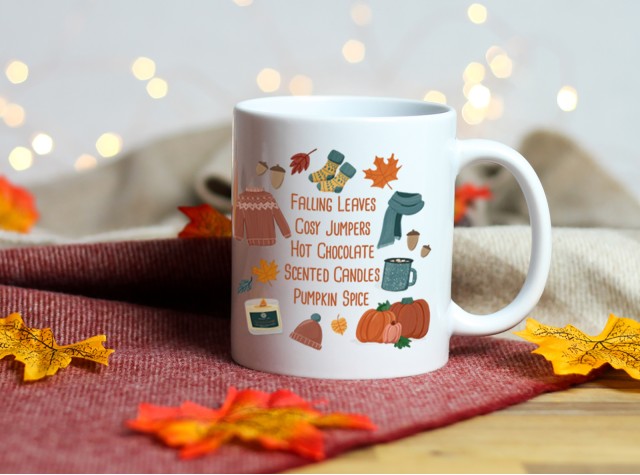 Autumn Things Ceramic Mug | Valley Mill