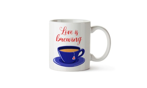 Love Is Brewing Ceramic Mug