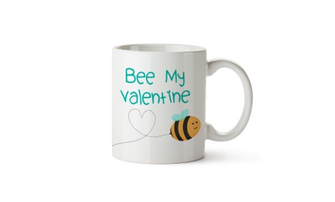 Bee My Valentine Ceramic Mug